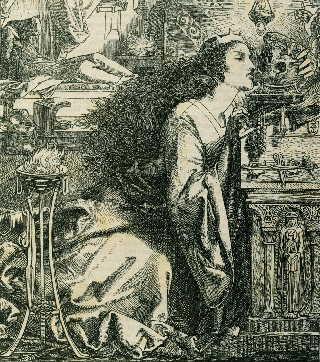 Rosamund, drottning av langobarderna av Anthony Frederick Augustus Sandys
