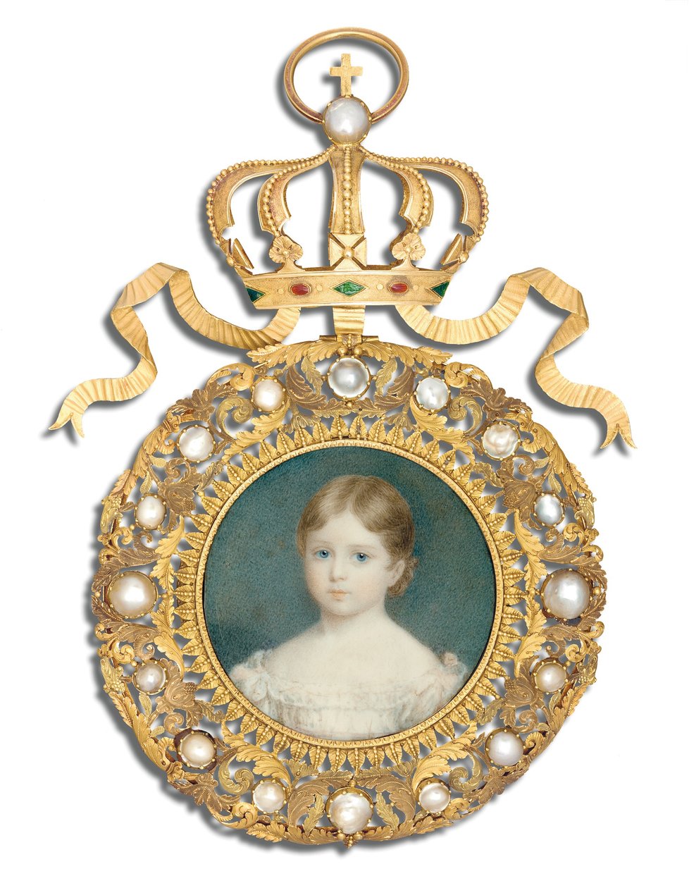 Drottning Victoria som barn, 1825 av Anthony Stewart