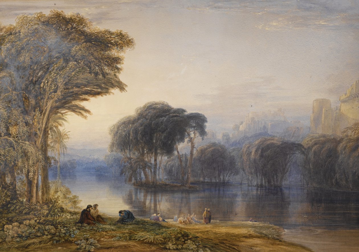 Vid Babylons floder av Anthony Vandyke Copley Fielding