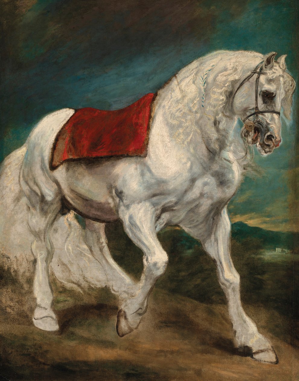 En andalusisk häst av Anthony van Dyck