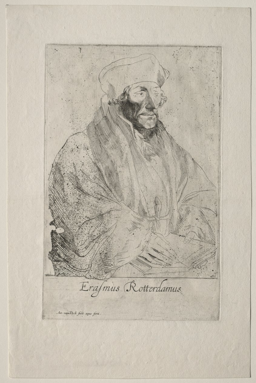 Desiderius Erasmus från Rotterdam av Anthony van Dyck