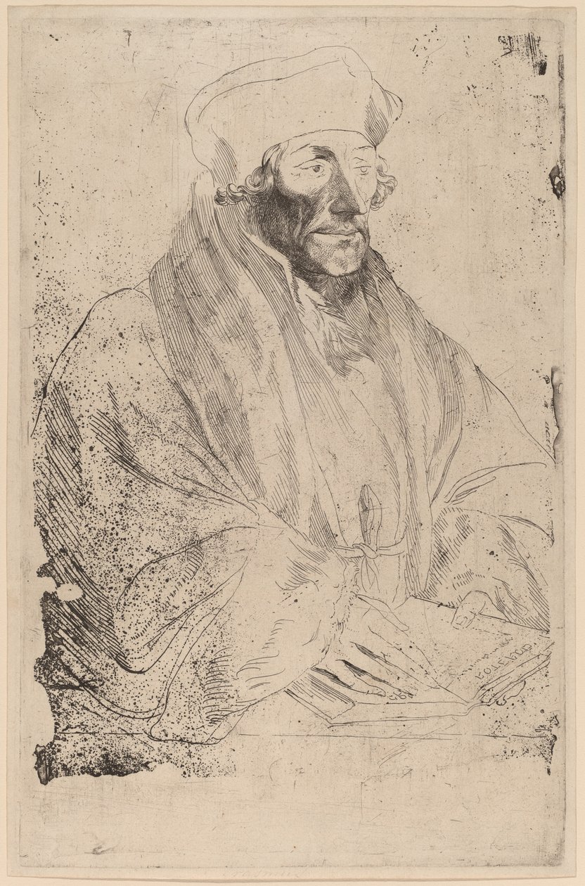 Erasmus av Rotterdam, troligen 16261641. av Anthony van Dyck