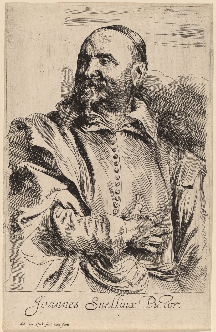 Jan Snellinx, troligen 16261641. av Anthony van Dyck