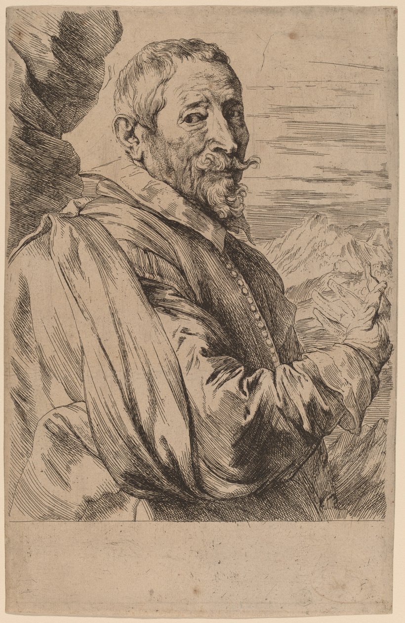 Jodocus de Momper, troligen 16261641. av Anthony van Dyck