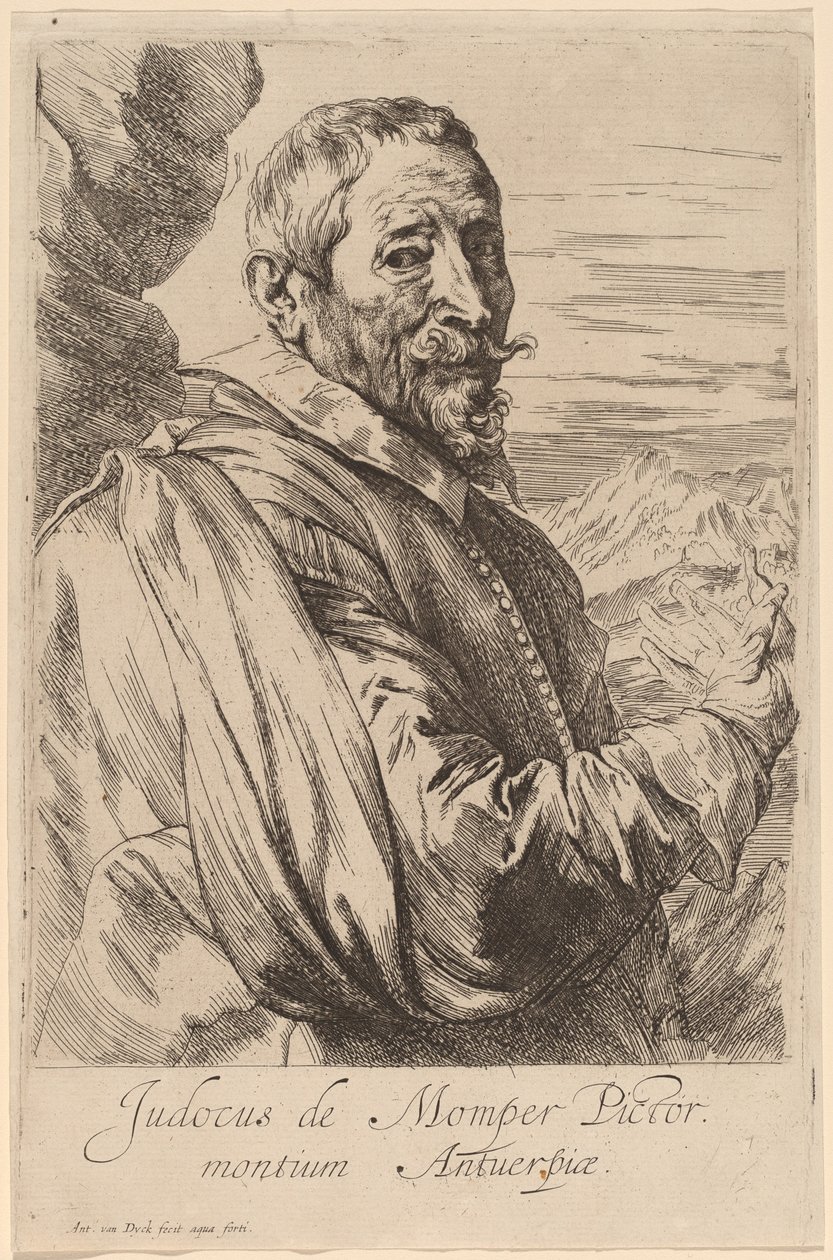 Jodocus de Momper, troligen 16261641. av Anthony van Dyck