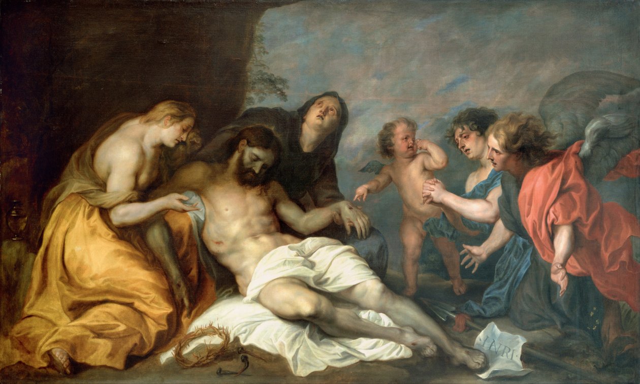 Klagovisa över den döde Kristus av Anthony van Dyck
