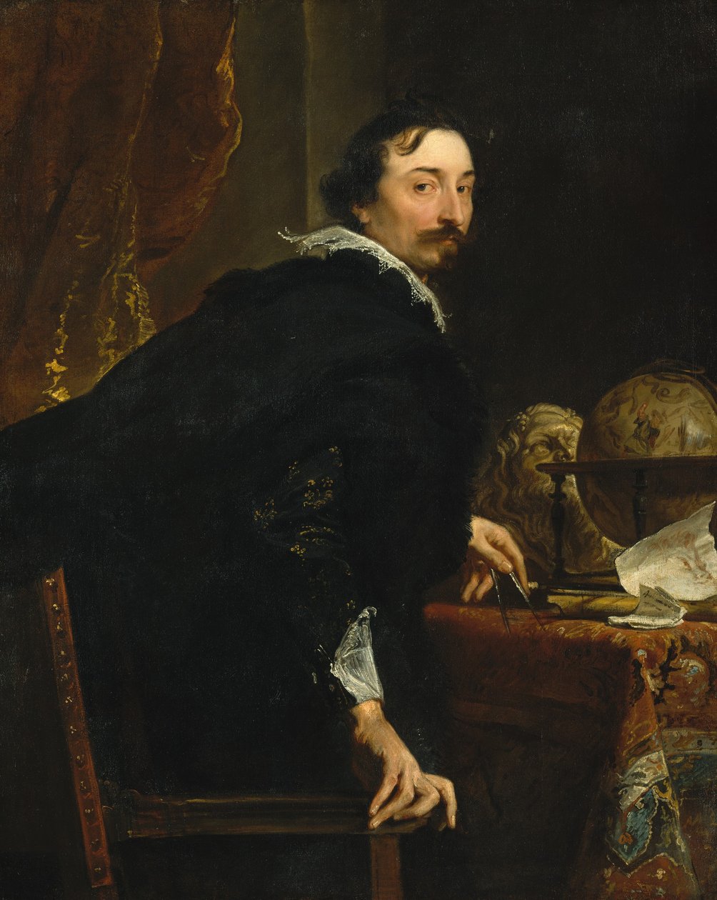 Lucas van Uffel, ca 1622 av Anthony van Dyck