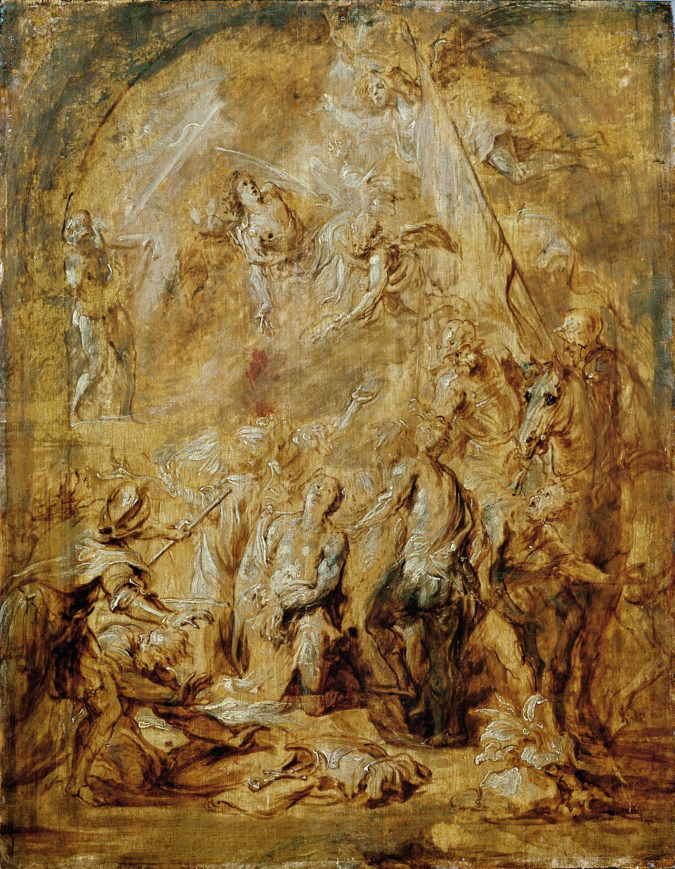 Martyrium af St. George swed av Anthony van Dyck