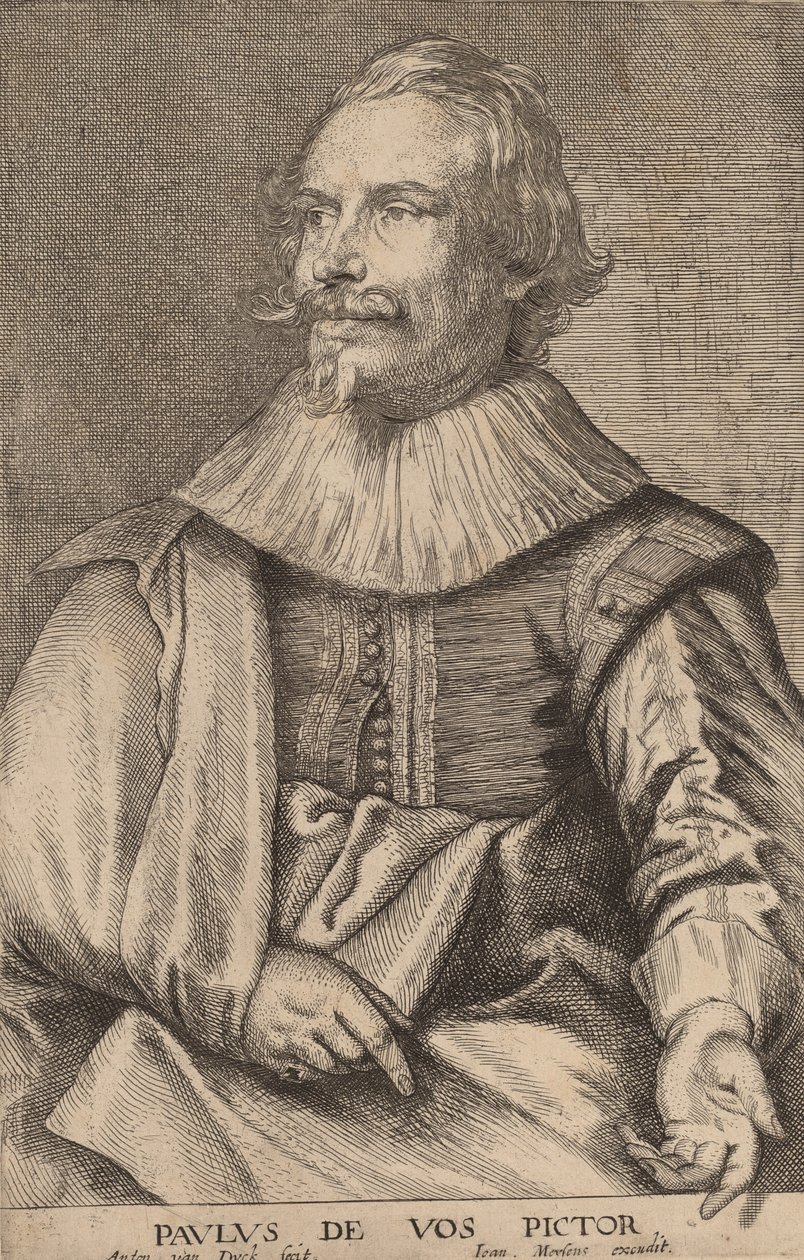 Paul de Vos, troligen 16261641. av Anthony van Dyck