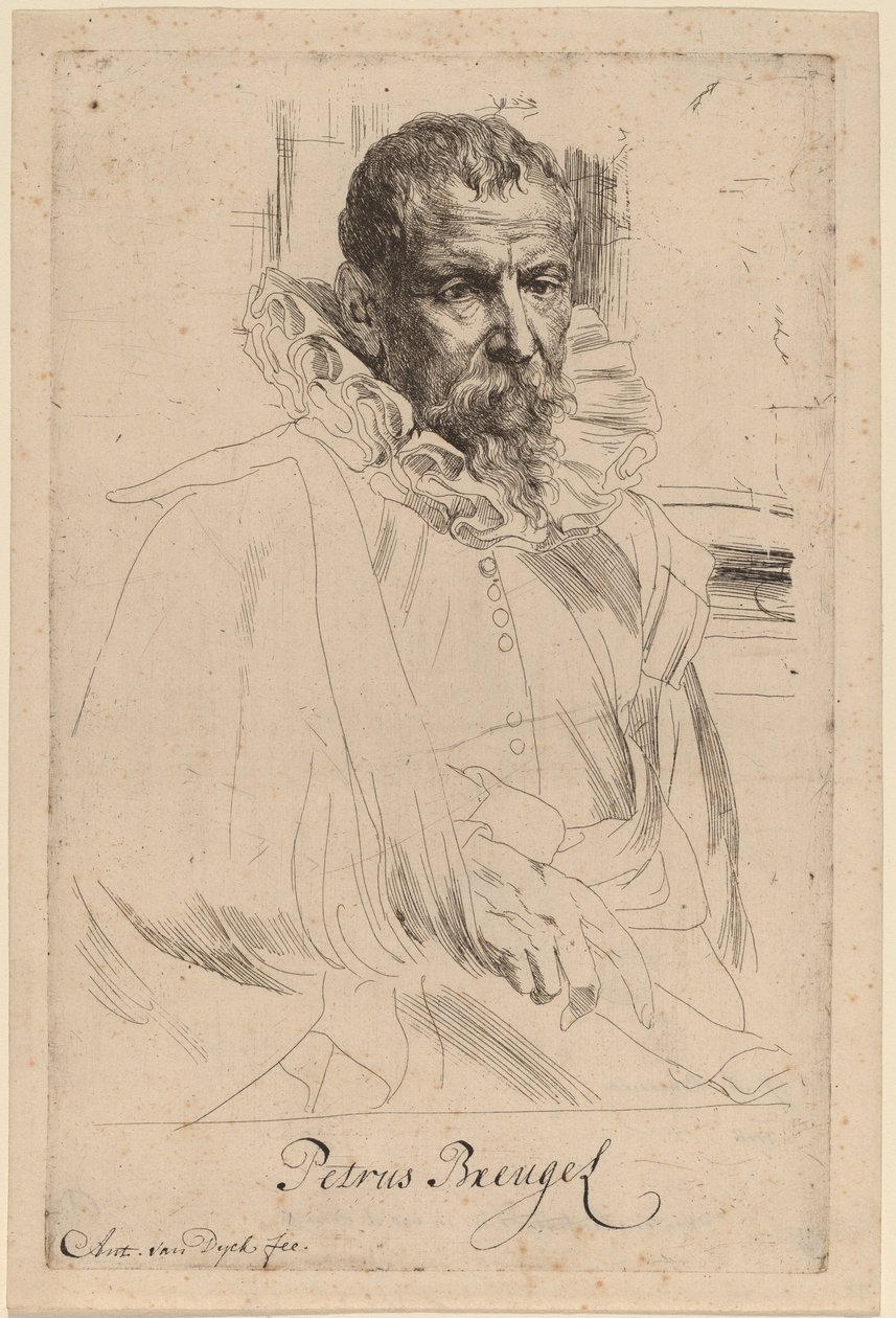 Pieter Bruegel den yngre, troligen 16261641. av Anthony van Dyck