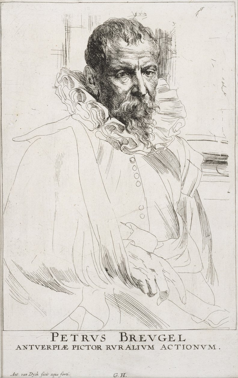 Pieter Brueghel av Anthony van Dyck