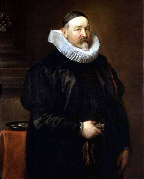 Porträtt av Adriaen Stevens av Anthony van Dyck