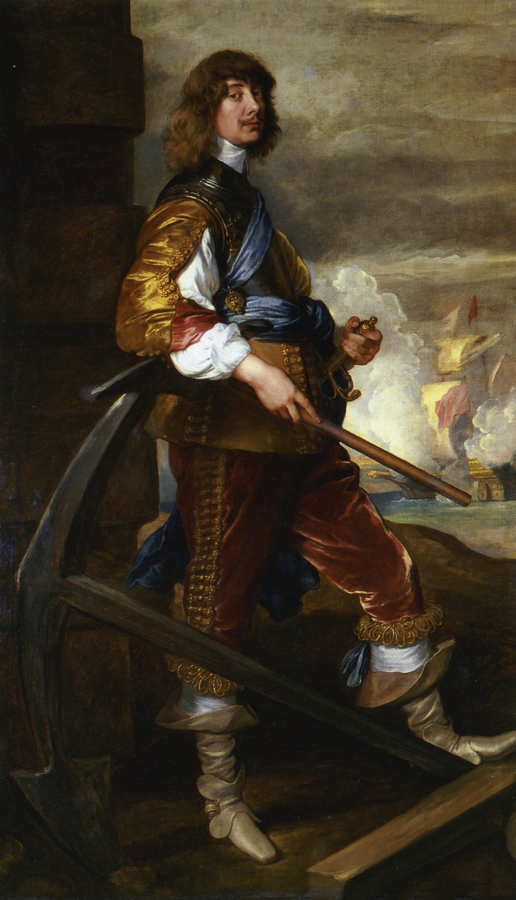 Porträtt av Algernon av Anthony van Dyck