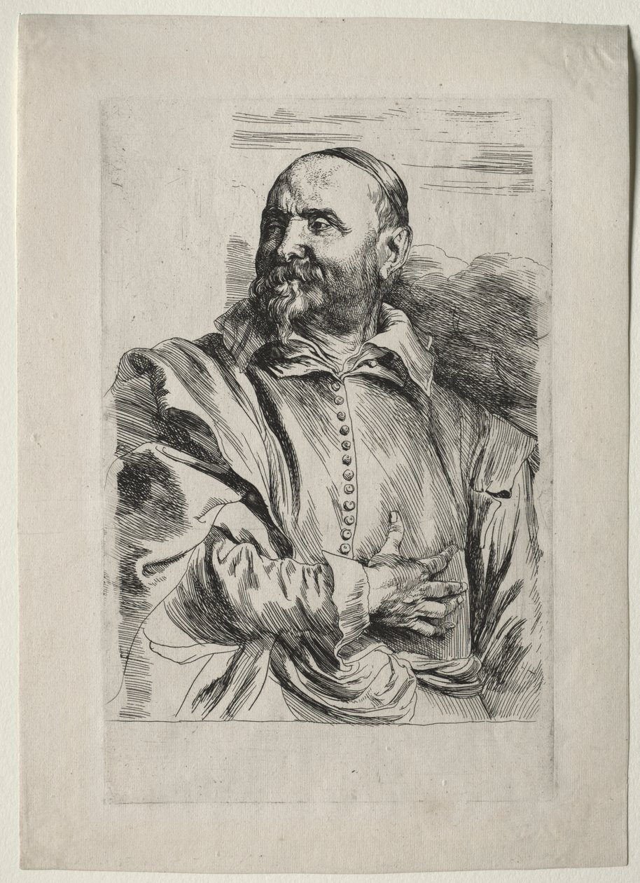 Porträtt av Jan Snellinx av Anthony van Dyck