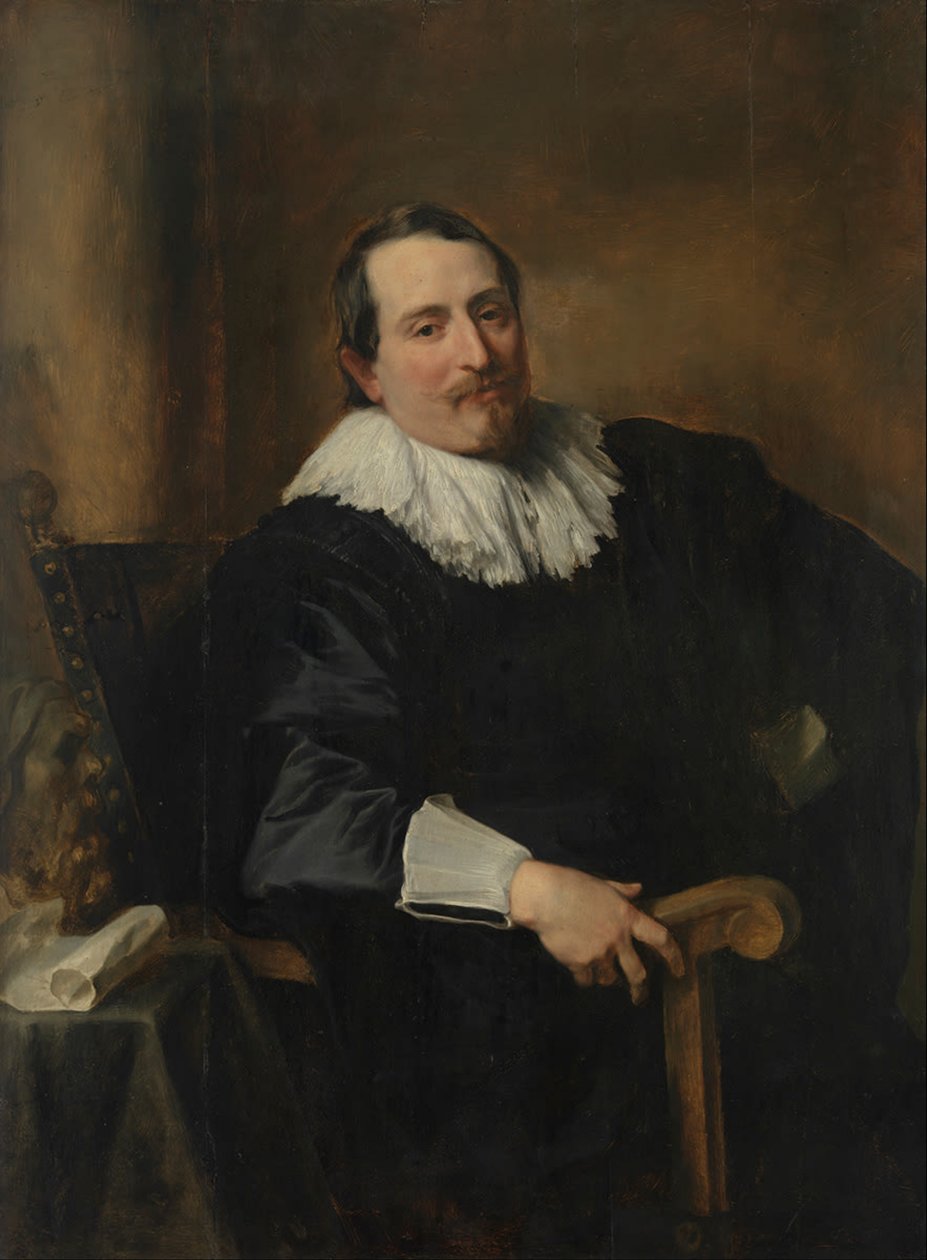 Porträtt av Theodoor Rombouts av Anthony van Dyck