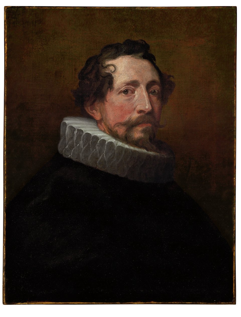 Porträtt av en gentleman, bystlång av Anthony van Dyck