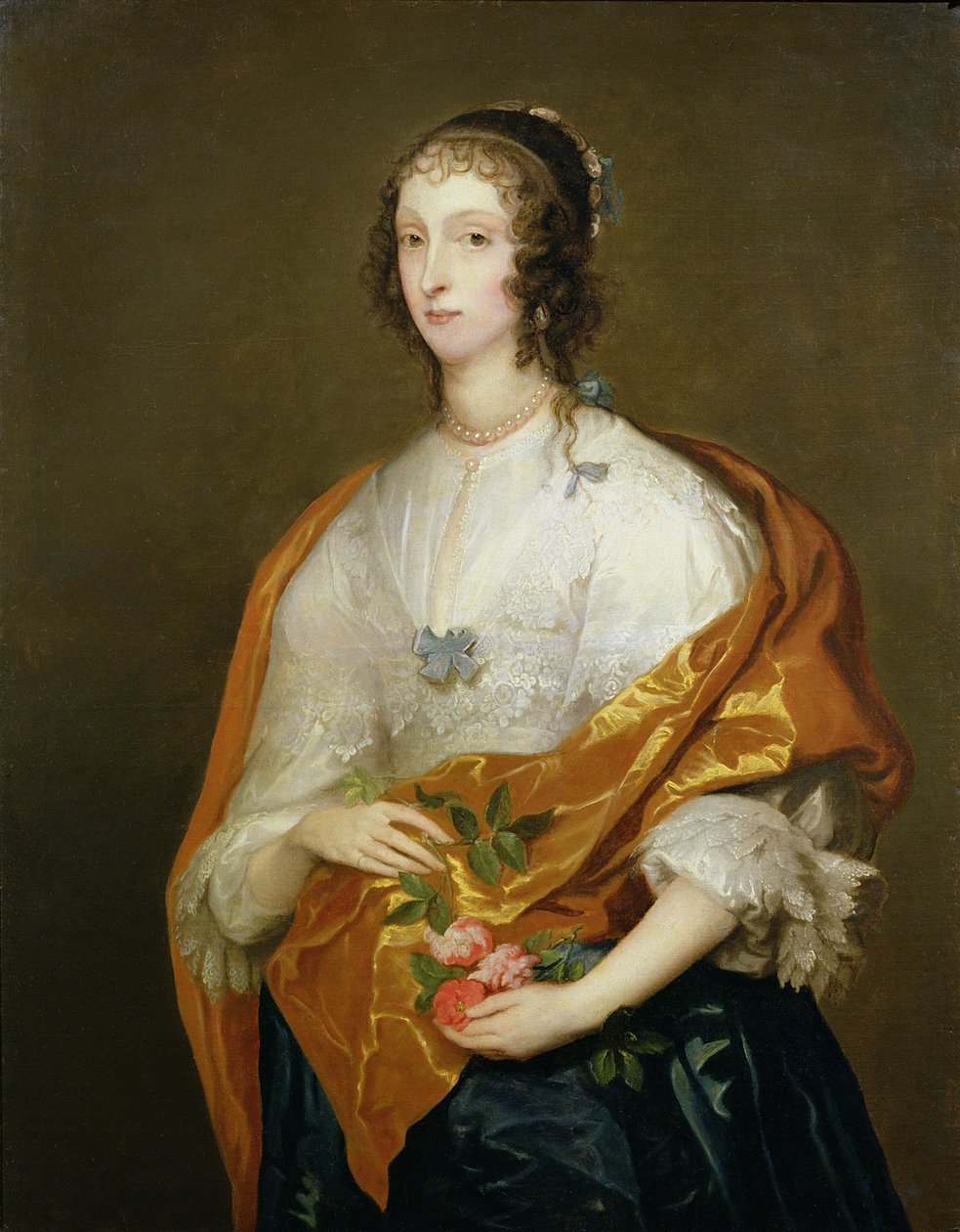 Drottning Henrietta Maria (1609-69) av Anthony van Dyck