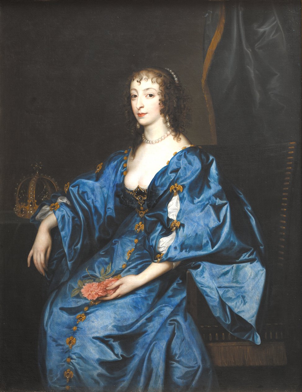 Drottning Henrietta Maria av England av Anthony van Dyck