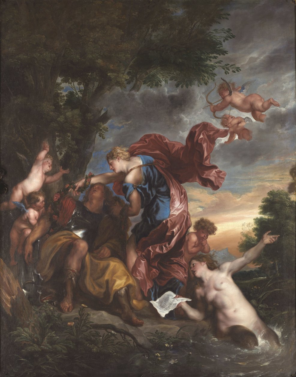 Rinaldo och Armida av Anthony van Dyck