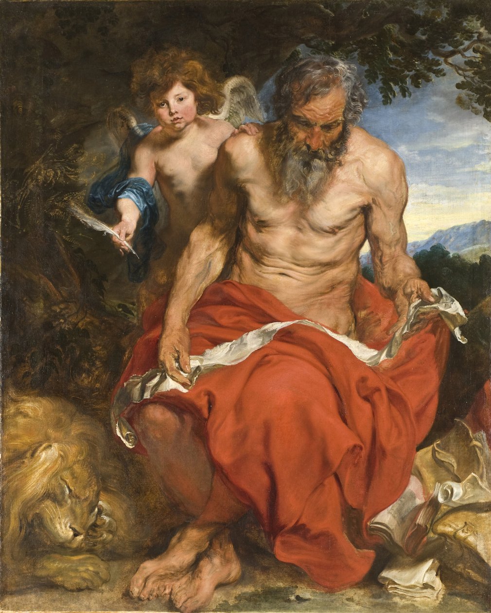 Sankt Hieronymus, 1618-1619 av Anthony van Dyck