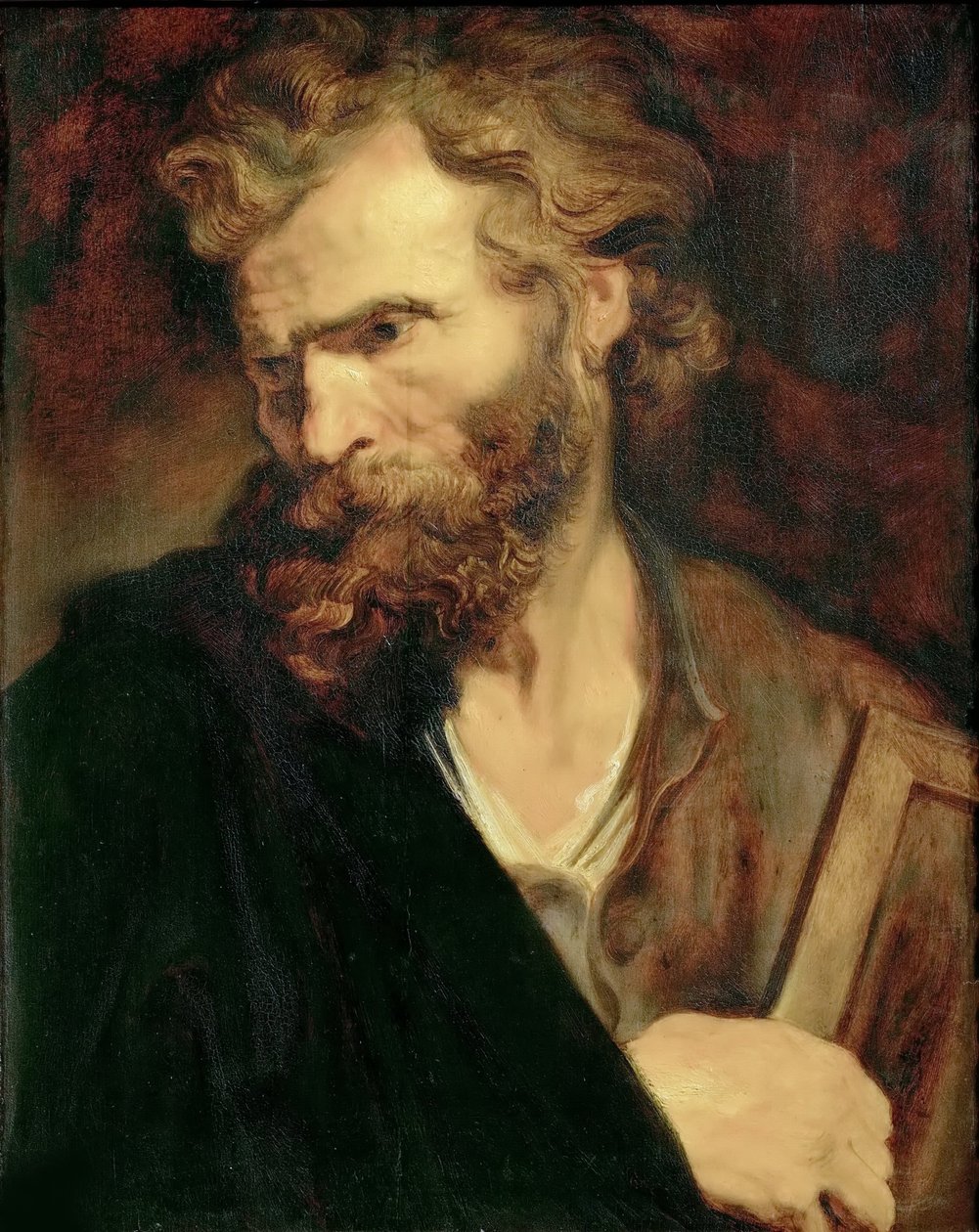 Sankt Judas aposteln, ca. 1620. av Anthony van Dyck