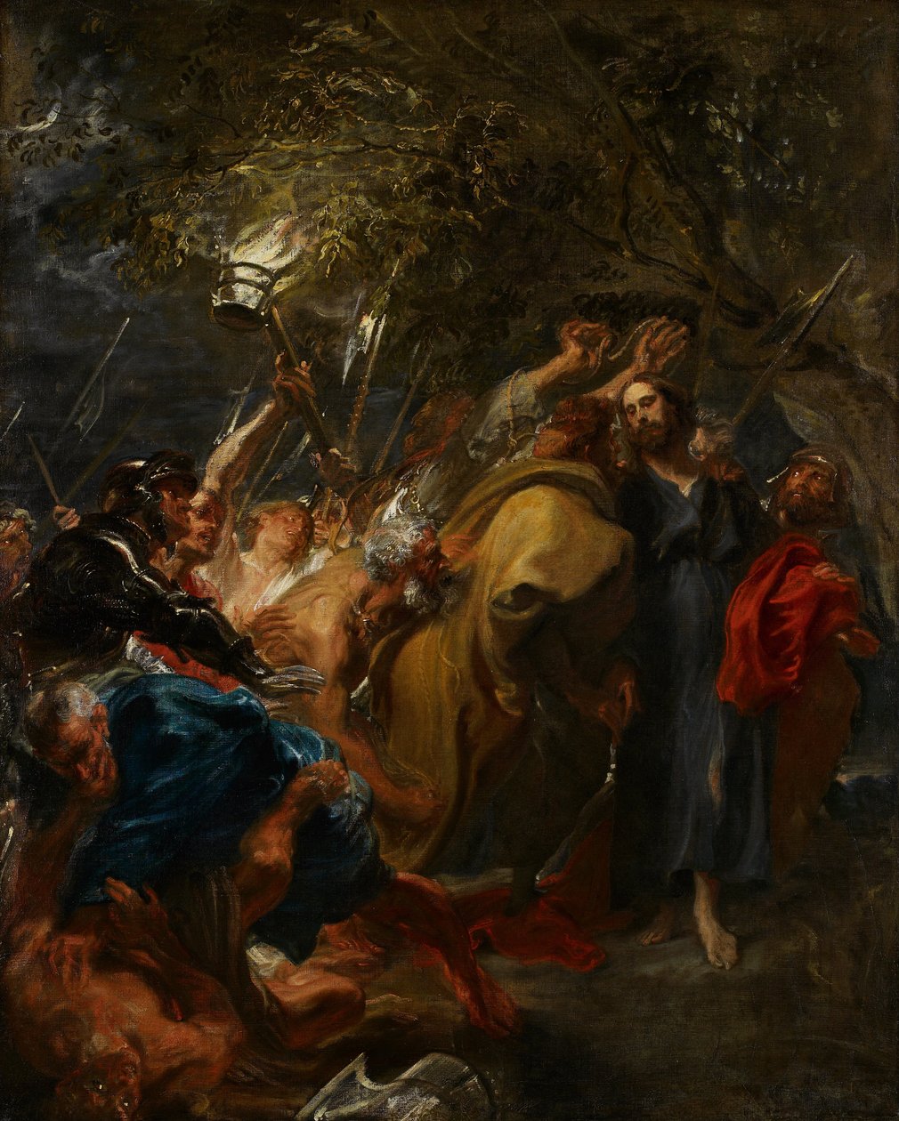 Förräderiet mot Kristus av Anthony van Dyck