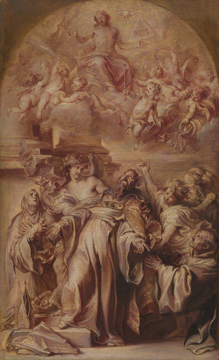 St Augustinus extas av Anthony van Dyck