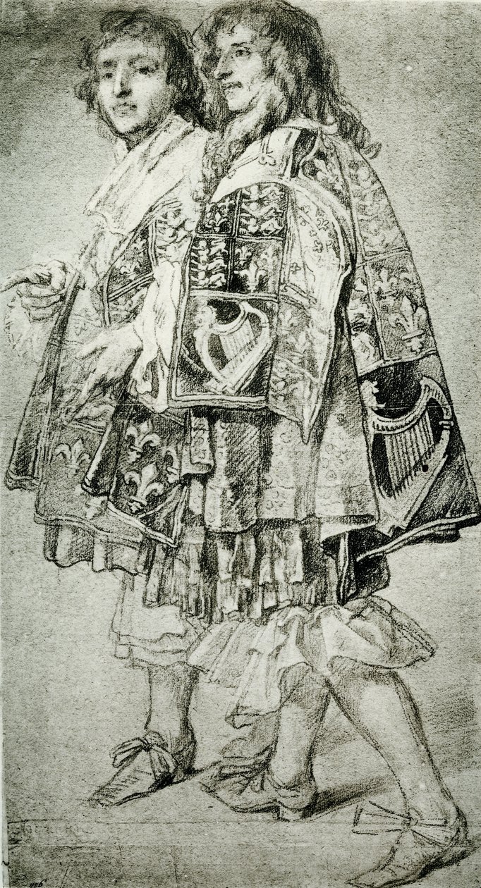 Två härolder av Anthony van Dyck