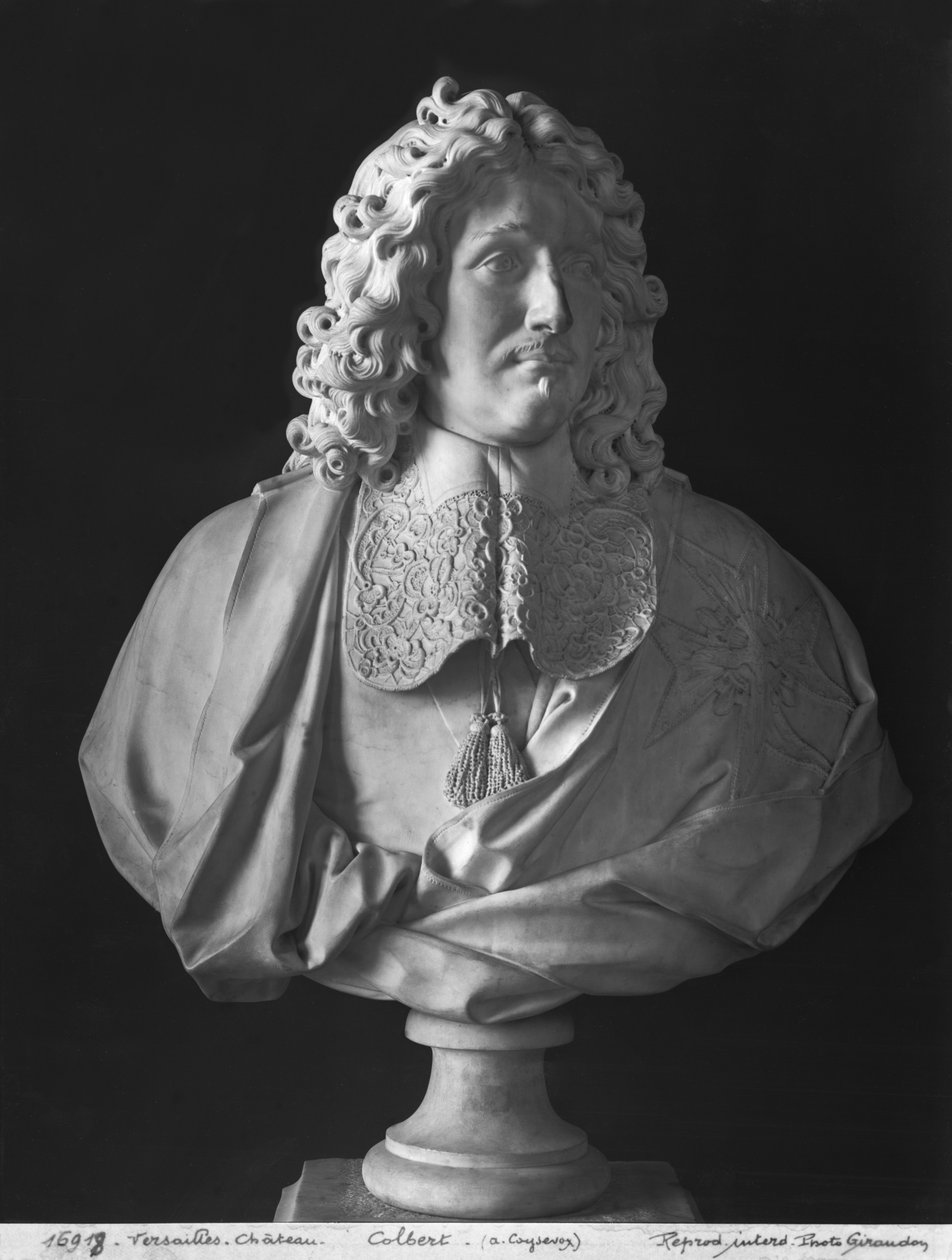 Byst av Jean-Baptiste Colbert de Torcy (marmor) av Antoine Coysevox
