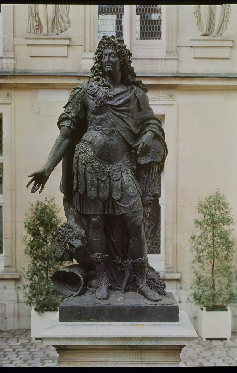 Staty av Ludvig XIV (1638-1715) (brons) av Antoine Coysevox