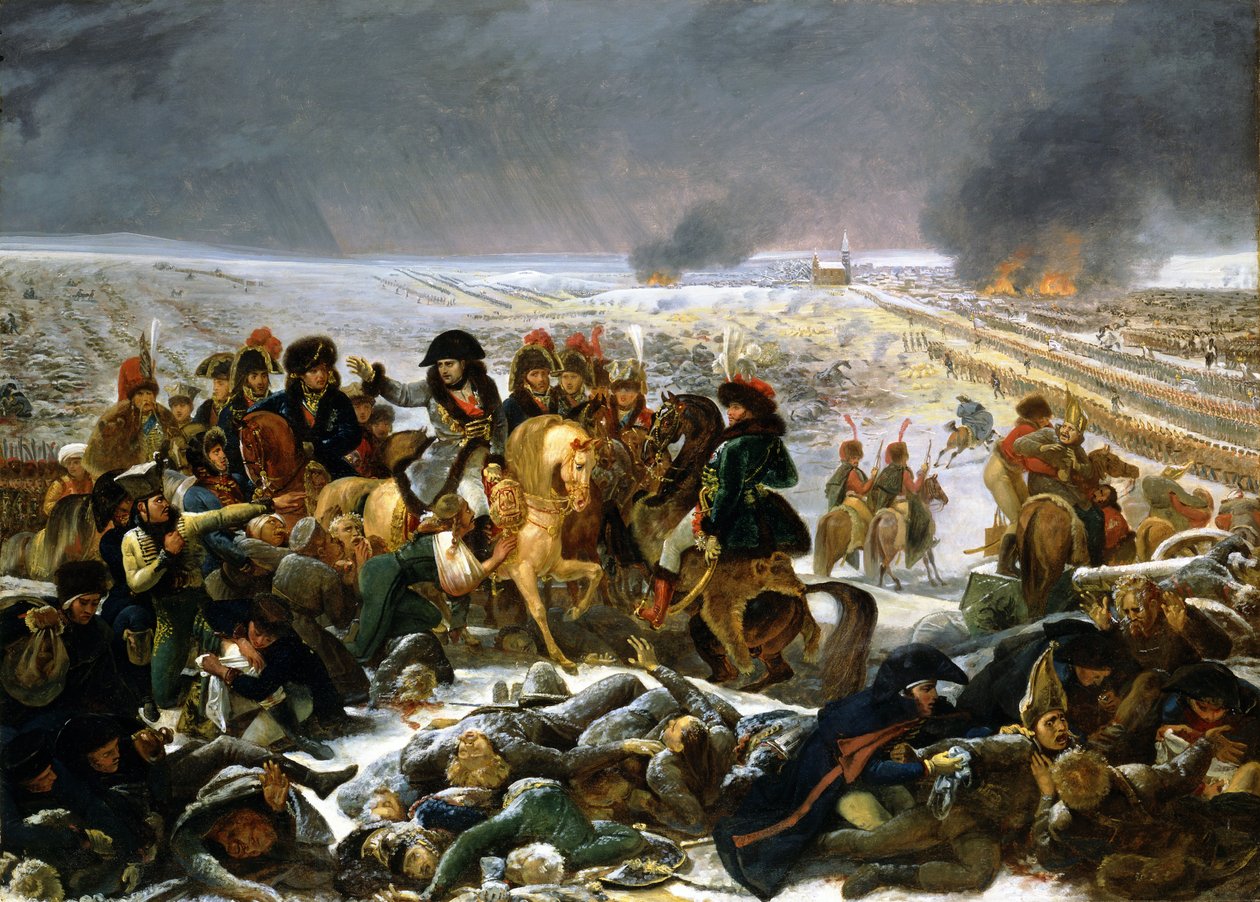 Napoleon på slagfältet i Eylau av Antoine Jean Gros