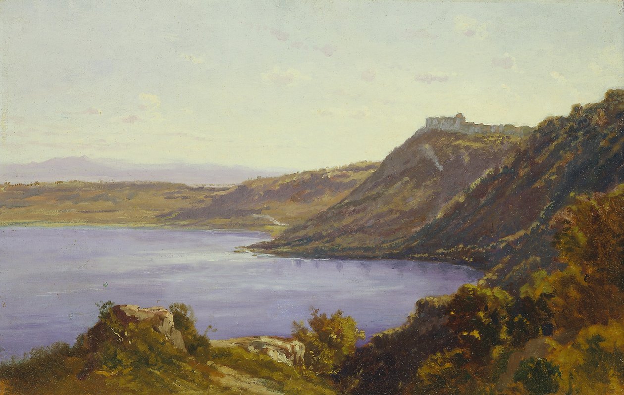 Albanosjön av Antoine Victor Edmond Joinville