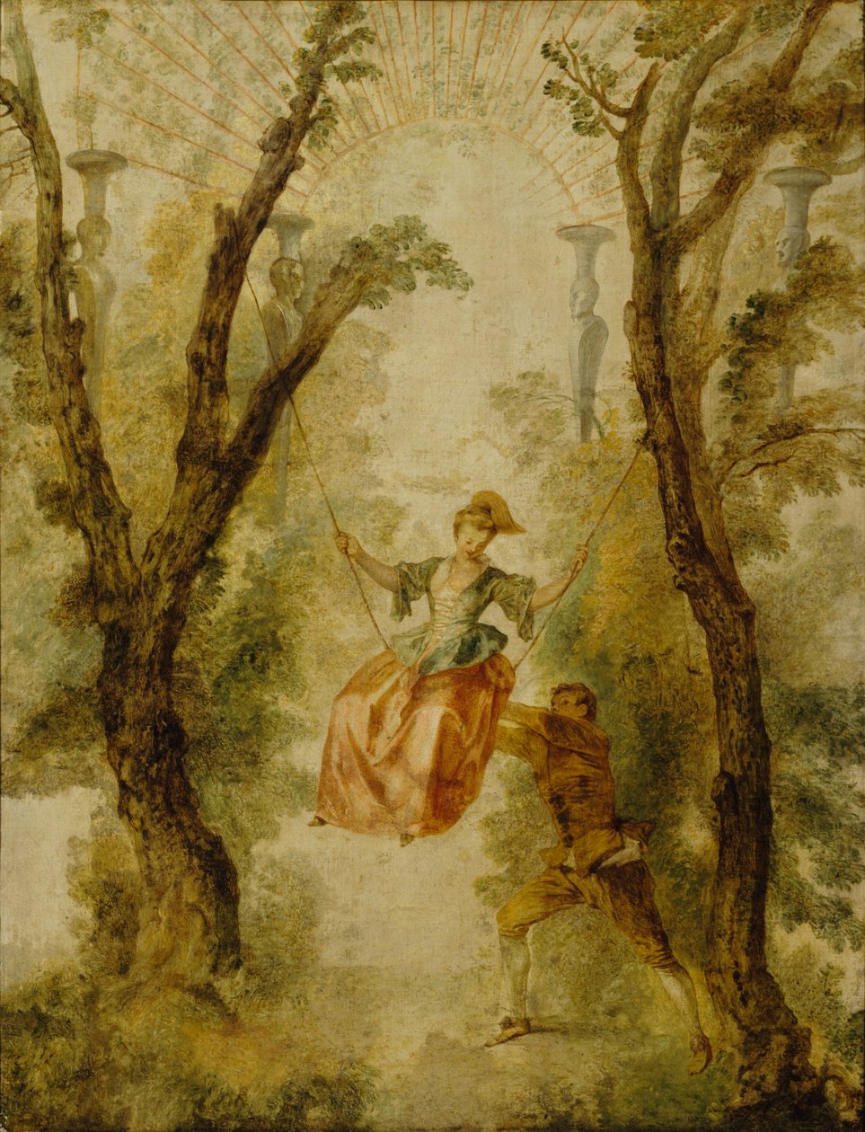 The Swing Suomi av Jean Antoine Watteau