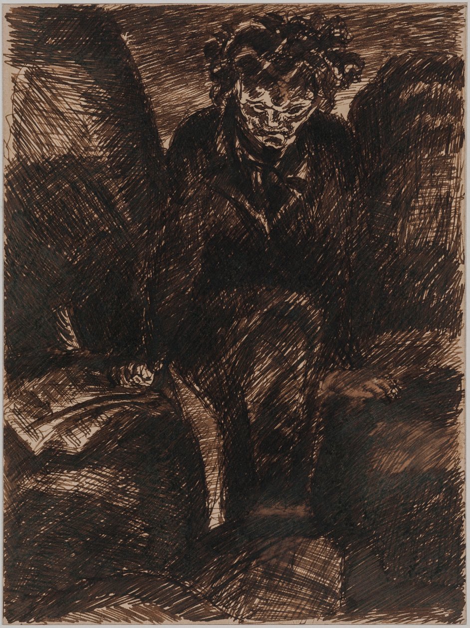 Beethoven, ca. 1922. av Emile Antoine Bourdelle