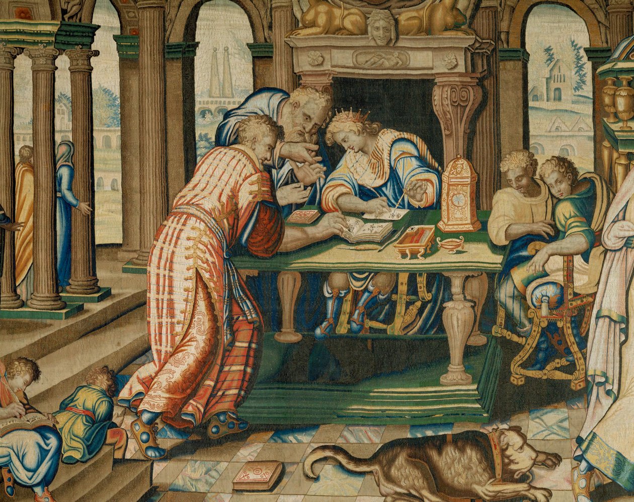 Gobeläng " Artemisias historia ", Paris ... av Antoine Caron