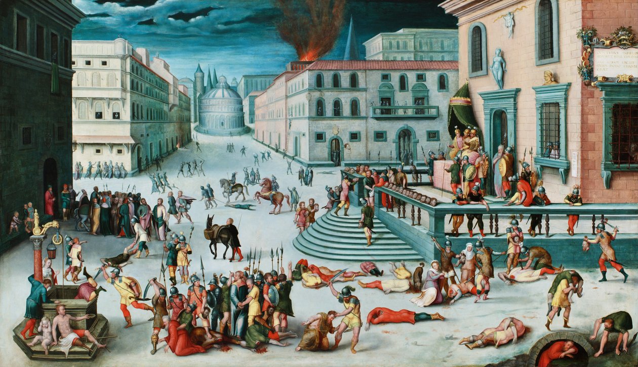 Triumviratets massaker av Antoine, Caron