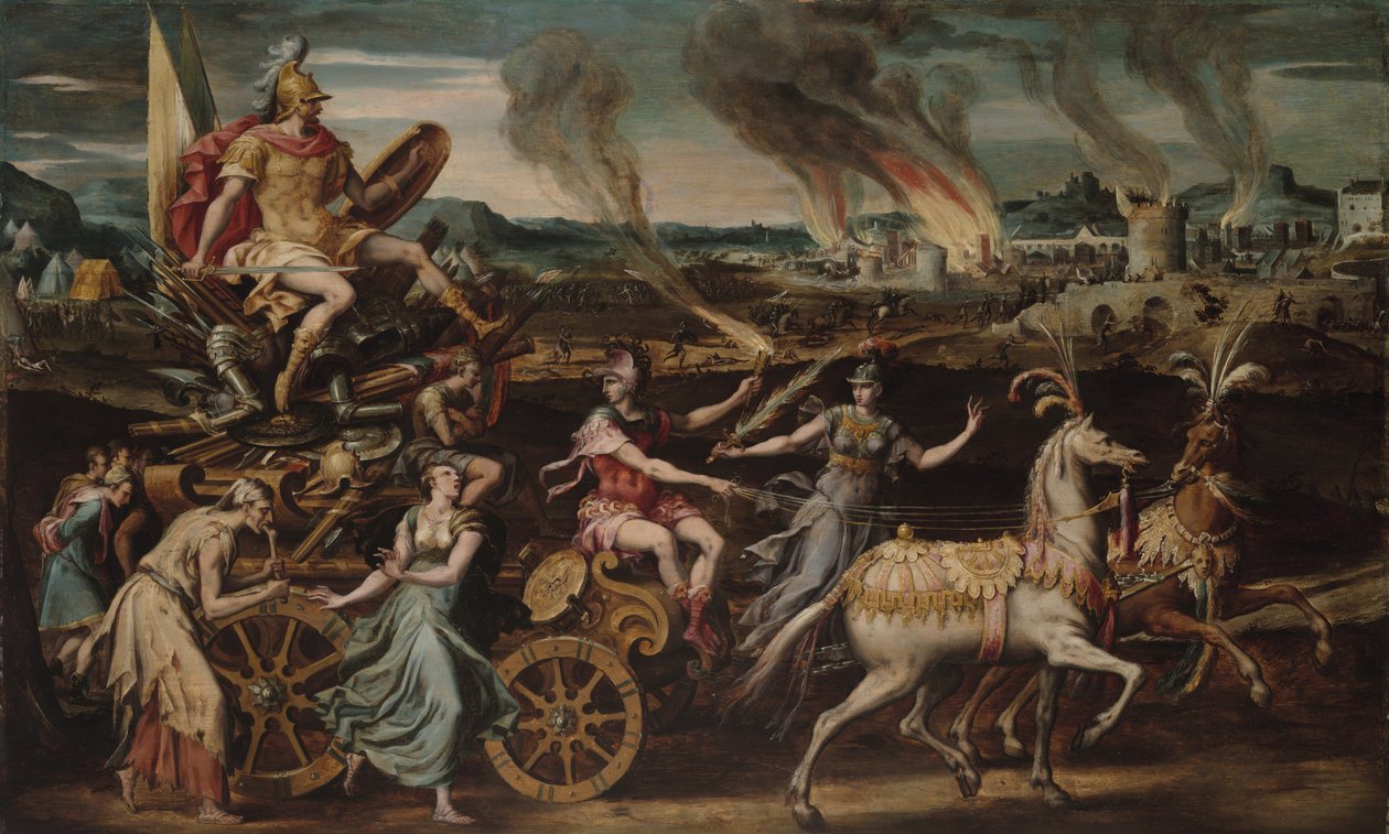 Mars triumf, ca 1570 av Antoine Caron