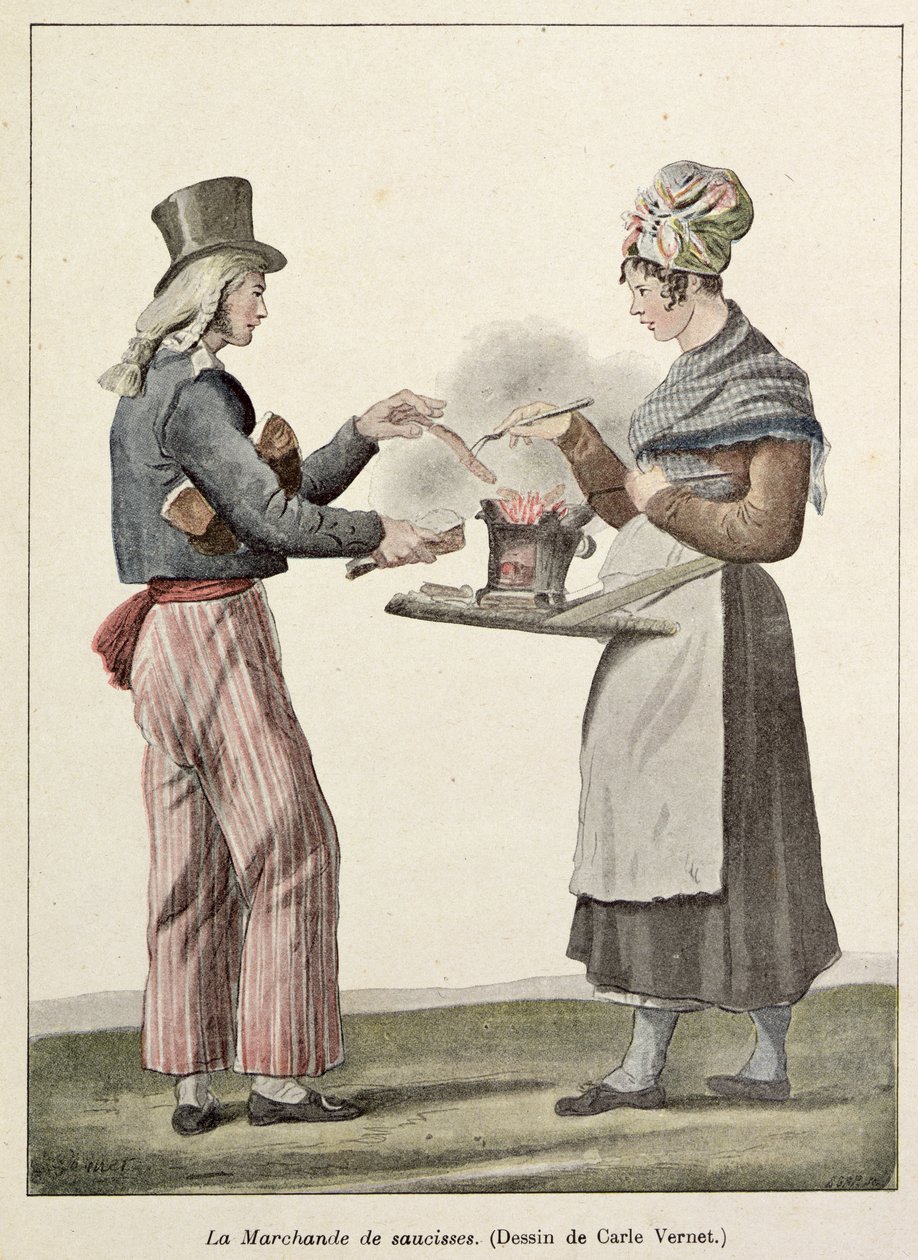 Korvförsäljaren av Antoine Charles Horace Vernet