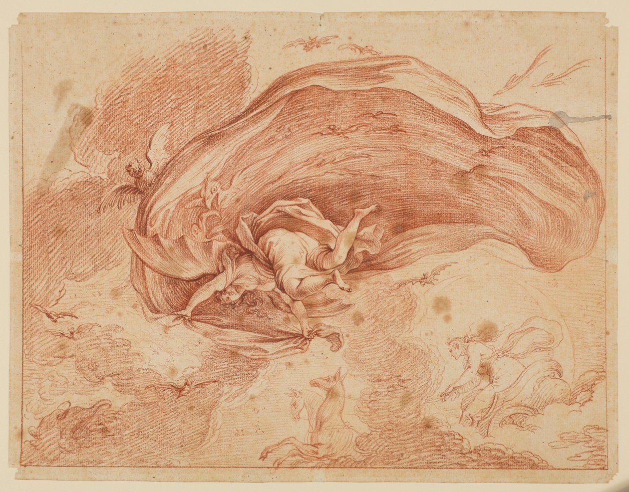 Allegory of Night, 1600-talet av Antoine Coypel