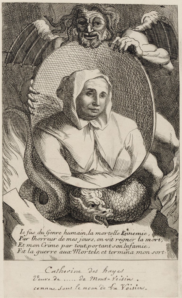 Catherine Deshayes (Monvoisin, känd som "La Voisin") 1680 av Antoine Coypel