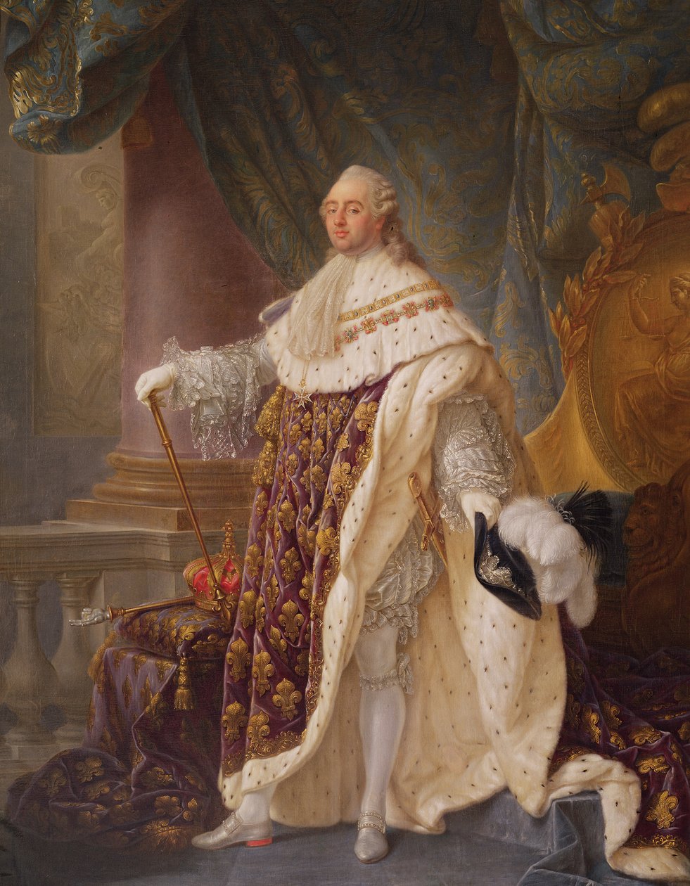 Ludvig XVI (1754-93) av Antoine François Callet