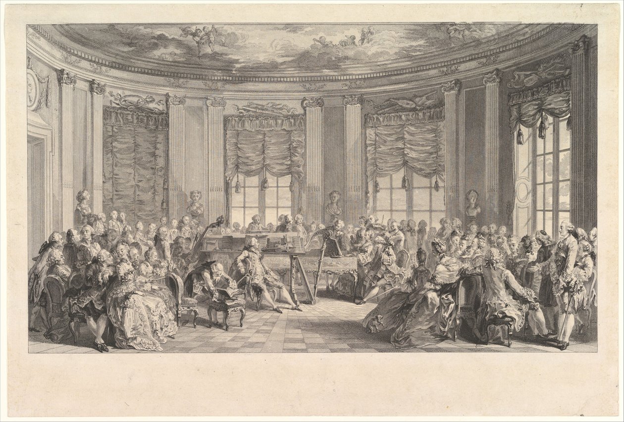 Konserten, 1774. av Antoine Jean Duclos