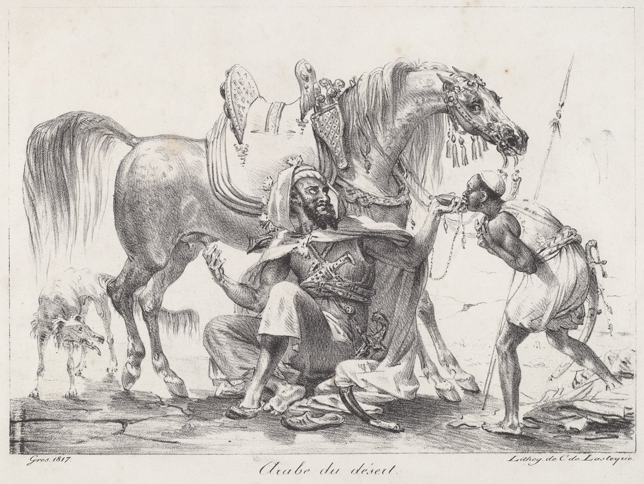 Desert Arab (Desert Arab) av Antoine Jean Gros
