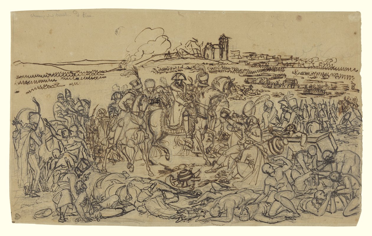 Napoleon på slagfältet vid Eylau av Antoine Jean Gros