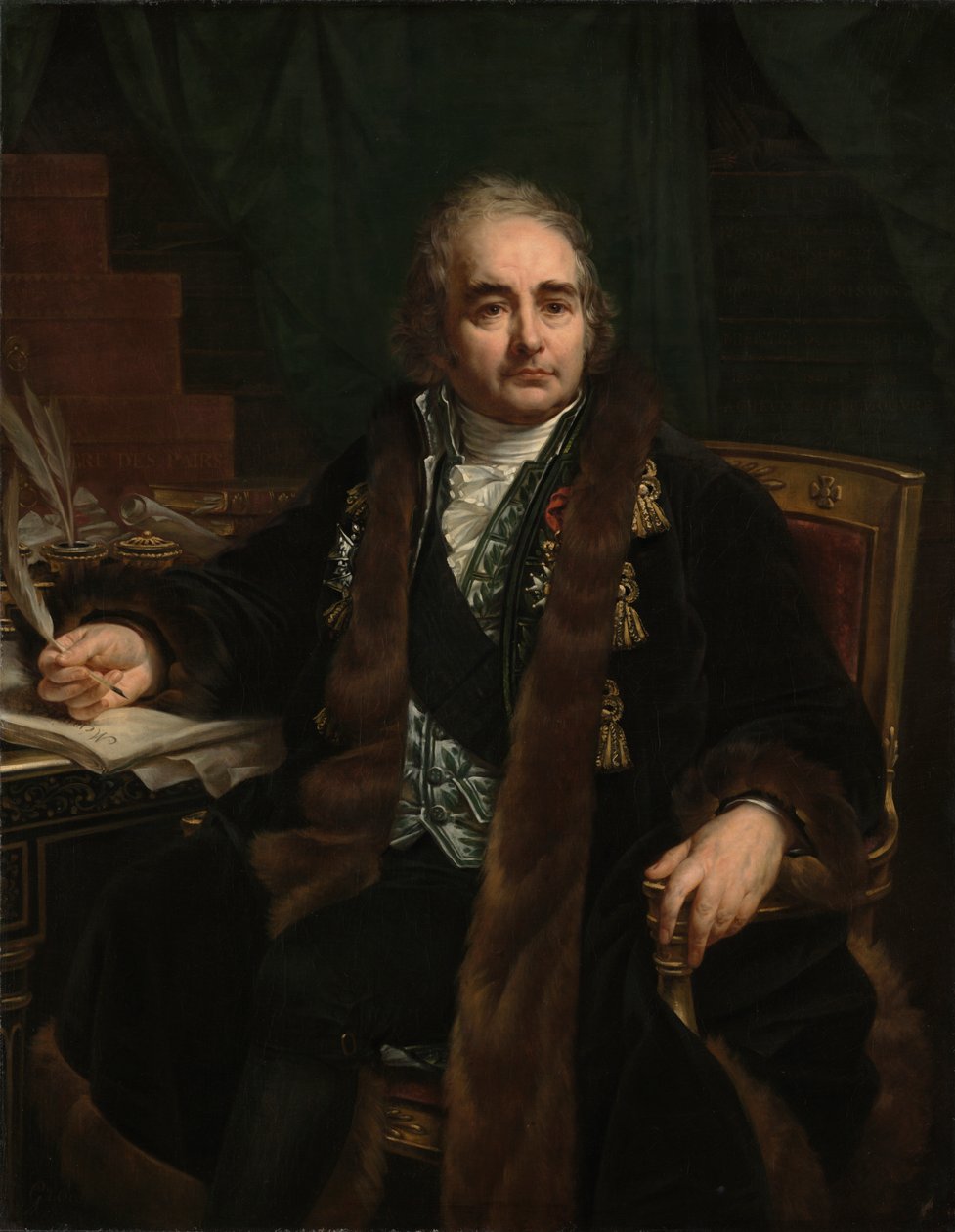 Porträtt av greve Jean-Antoine Chaptal av Antoine Jean Gros