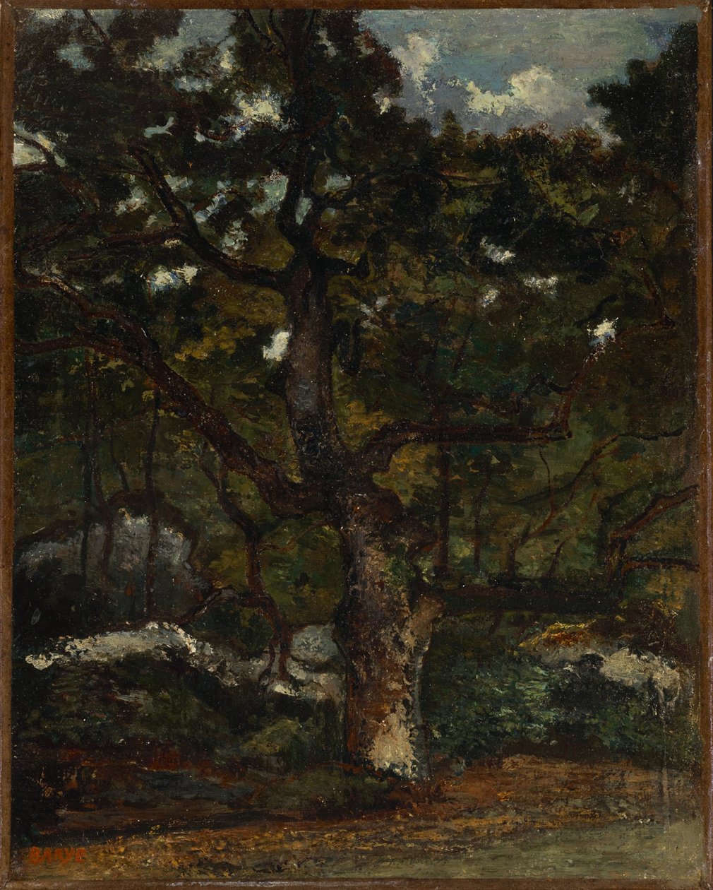 Lott i skogen Fontainebleau av Antoine Louis Barye