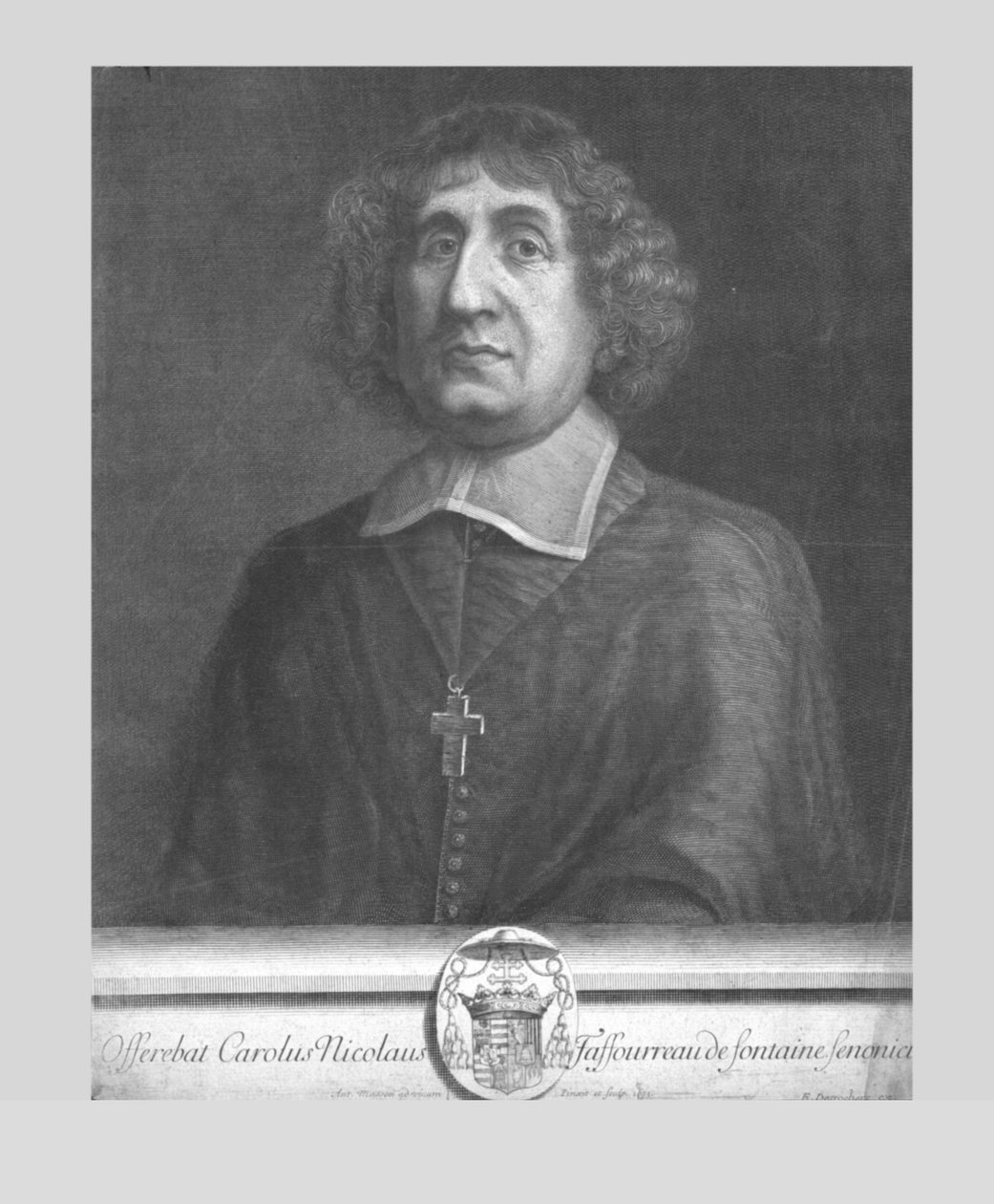 Louis-Henri de Pardaillan de Gondrin, c1673. av Antoine Masson