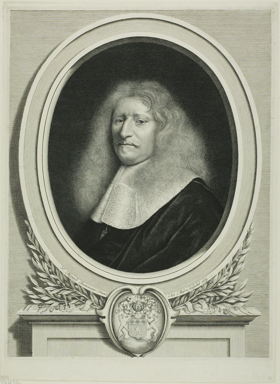 Porträtt av Guillaume de Brisacier av Antoine Masson