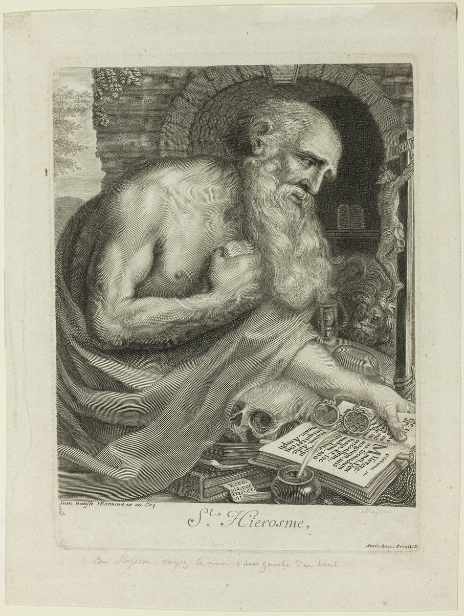 Sankt Jerome av Antoine Masson