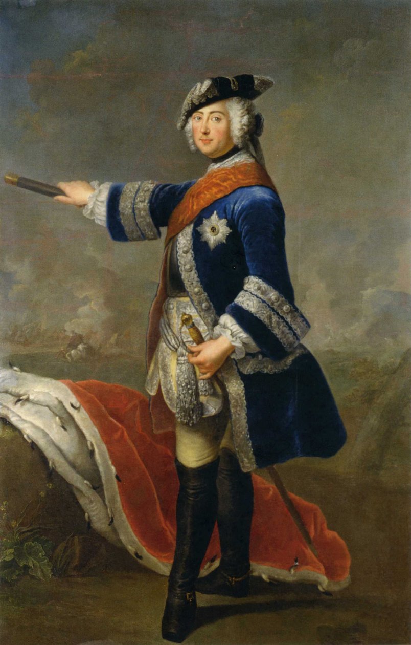 Friedrich II (Pesne) av Antoine Pesne